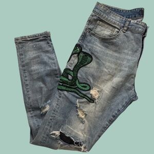 Amiri‎ Jeans Snakes Size 36x32